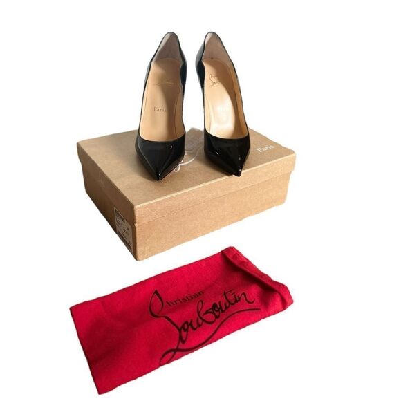 NWT Christian Louboutin Hot Chick Scallop Pointed Toe Pump Size 37/7 - Picture 6 of 11